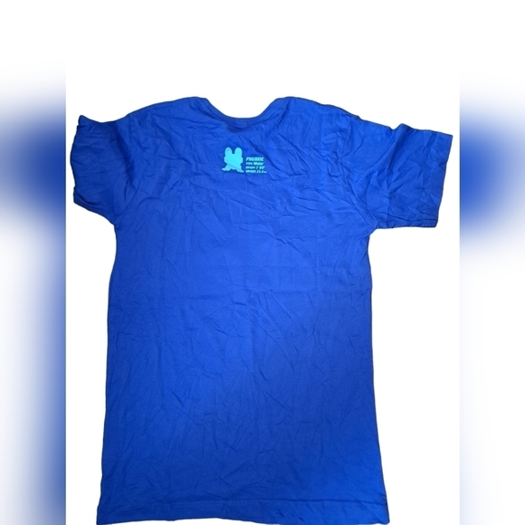 POKEMON CENTER FROAKIE t shirt blue graphics cartoon coastal gamer size Small - Picture 3 of 6